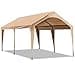 Amazon.com: Abba Patio 10x20 ft Heavy Duty Carport Car Canopy Portable ...