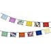 Amazon.com: Talking Tables Cuban Fiesta Colorful Floral Banner Decor ...