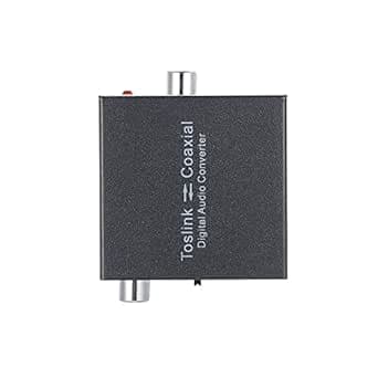 AMANKA Digital Audio Converter Optical Coaxial to Analog RCA L/R and 3 ...