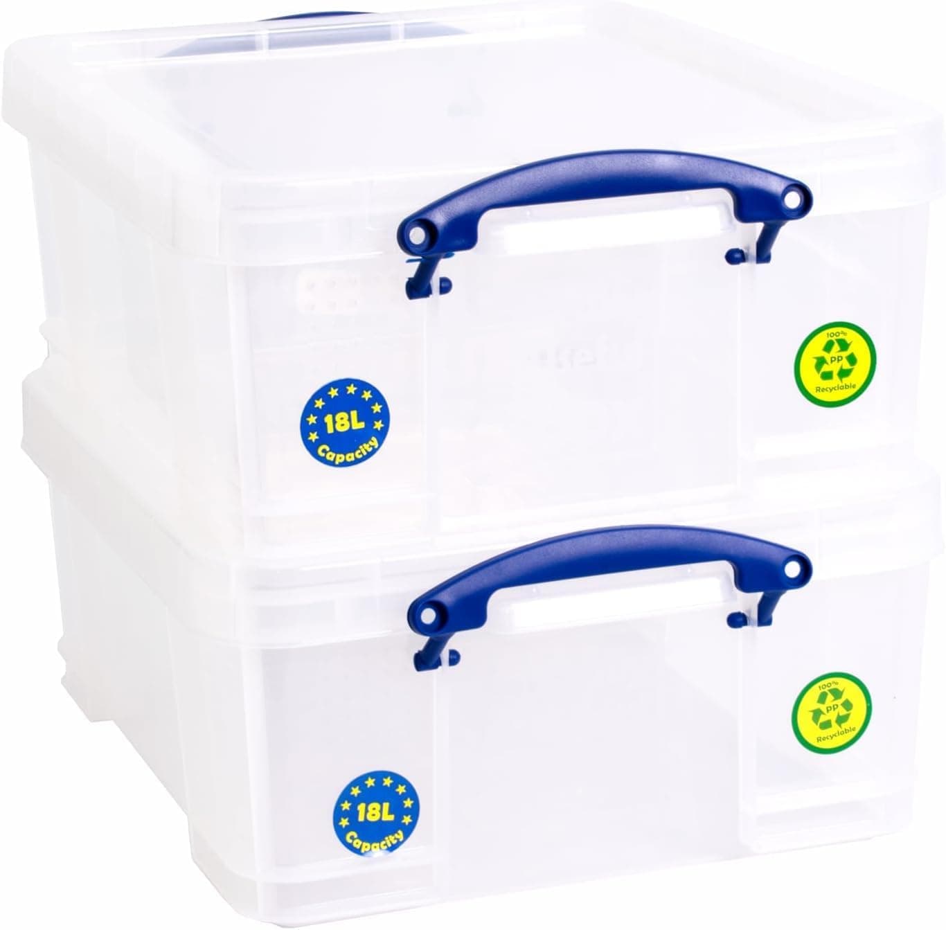 Really Useful 84 Litre Versatile Clear Storage Box: Stackable ...