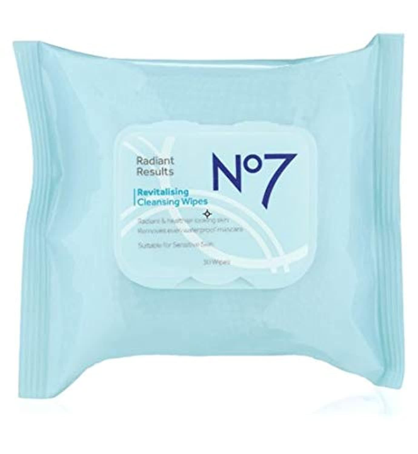 Amazon.com: No7 Radiant Results Revitalising Cleansing Wipes 30's ...