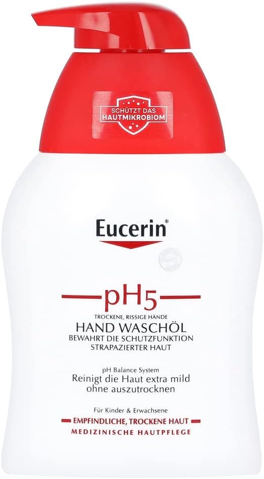 Eucerin pH5 Hand Wash Oil for Sensitive Dry Skin 250ml Oil : Amazon.co ...