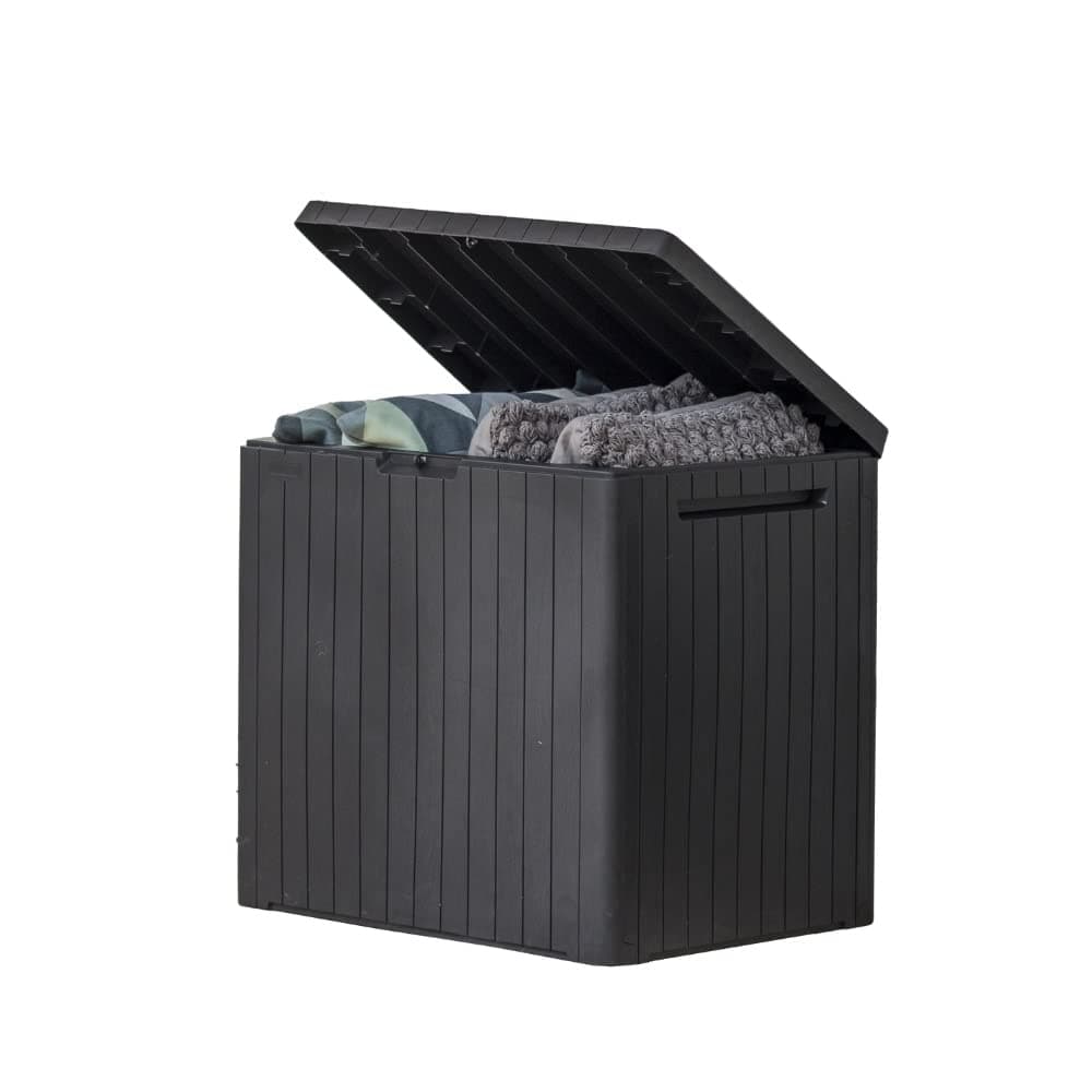 Snapklik.com : Keter City 30 Gallon Resin Outdoor Storage Box And Patio ...