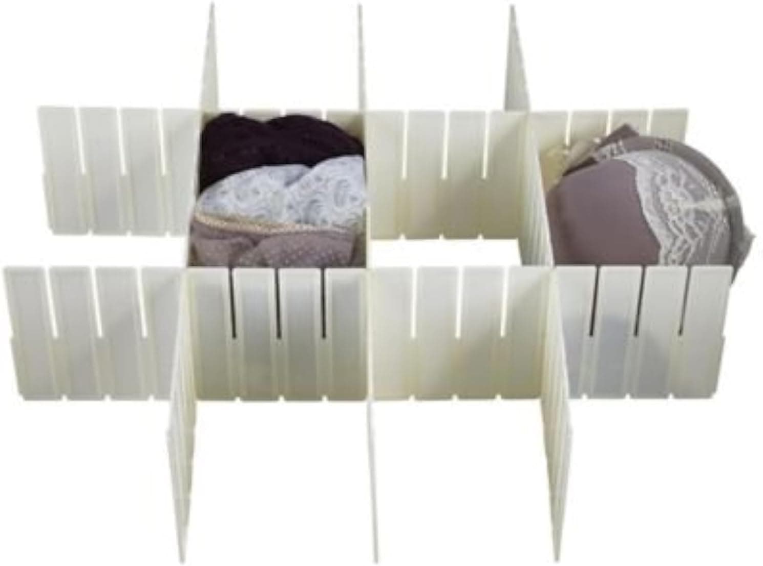 Lakeland Cut to Size Any-Way Slot Together Drawer Organiser Dividers ...