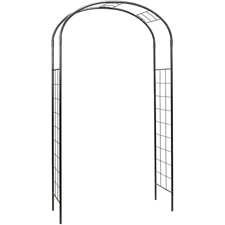 Amazon.com : Achla Designs ARB-10 Monet Wrought Iron Arbor Metal Garden ...