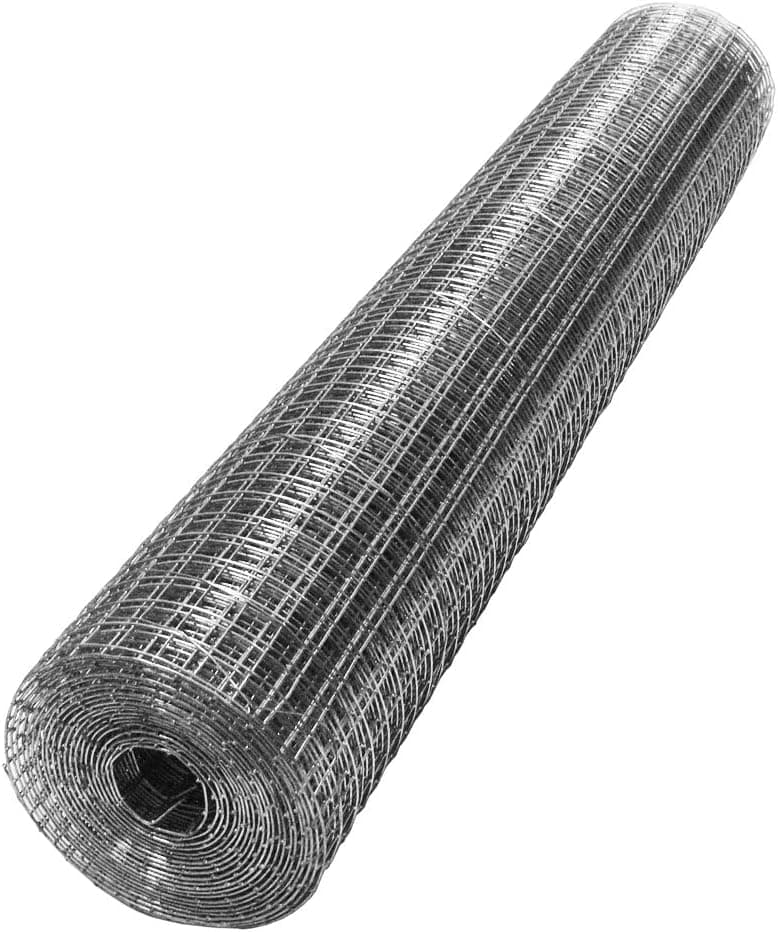 1/2" x 1/2" x 19G Welded Wire Mesh Galvanised Aviary Fence Rabbit Hutch ...