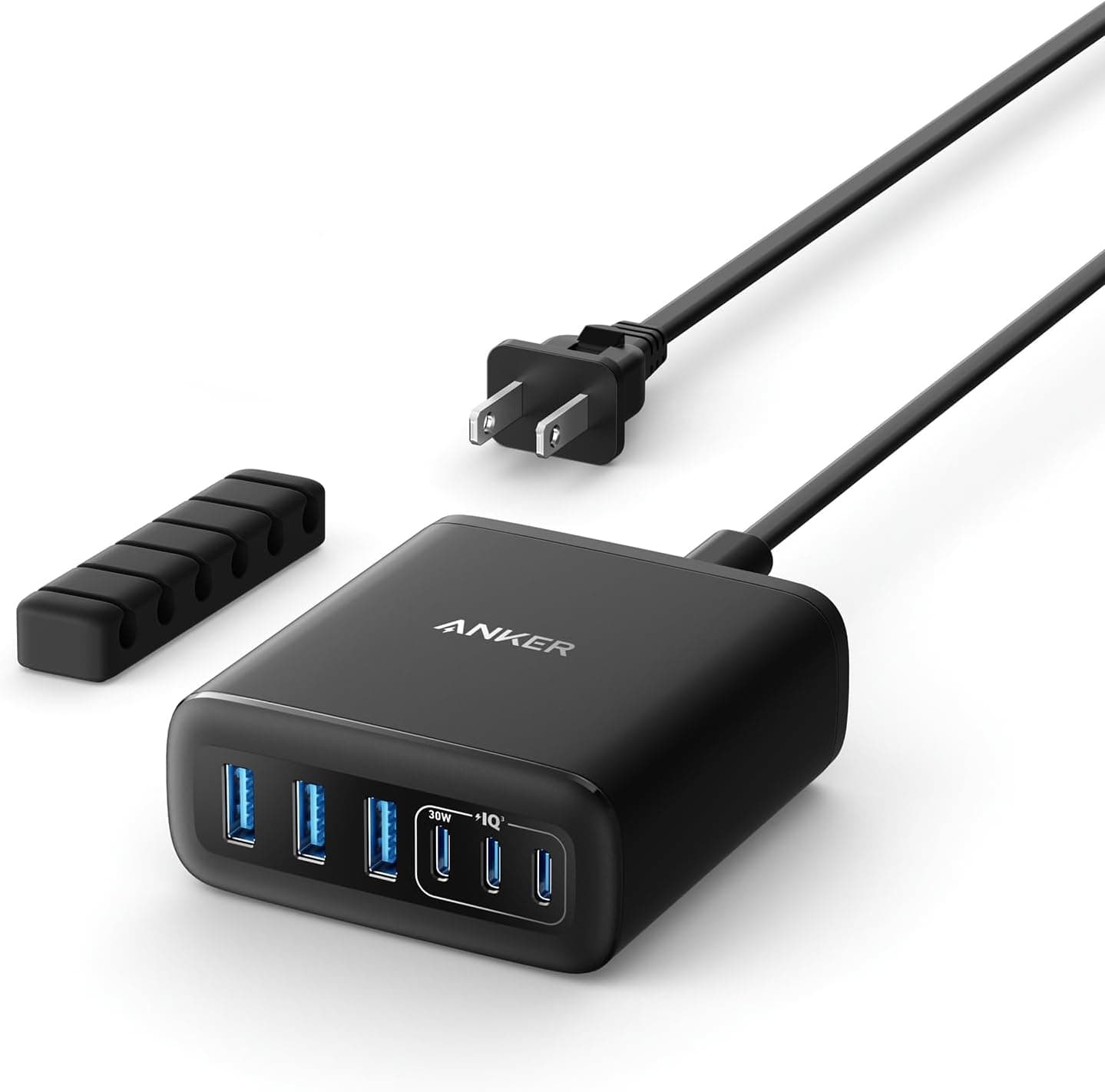 Anker PowerPort 6 (60 W 6 ports USB Charging Hub) Chargeur USB multi ...