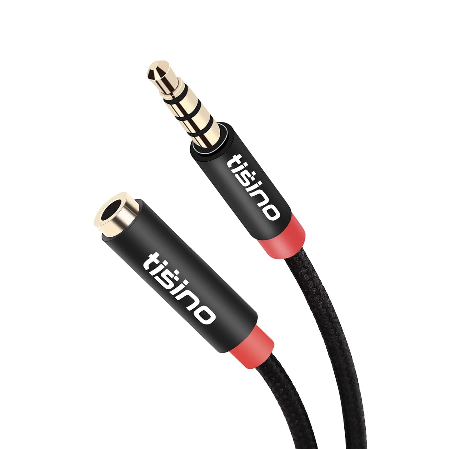 Amazon.com: Tisino Headphone Extension Cable, TRRS 3.5mm Stereo Audio ...