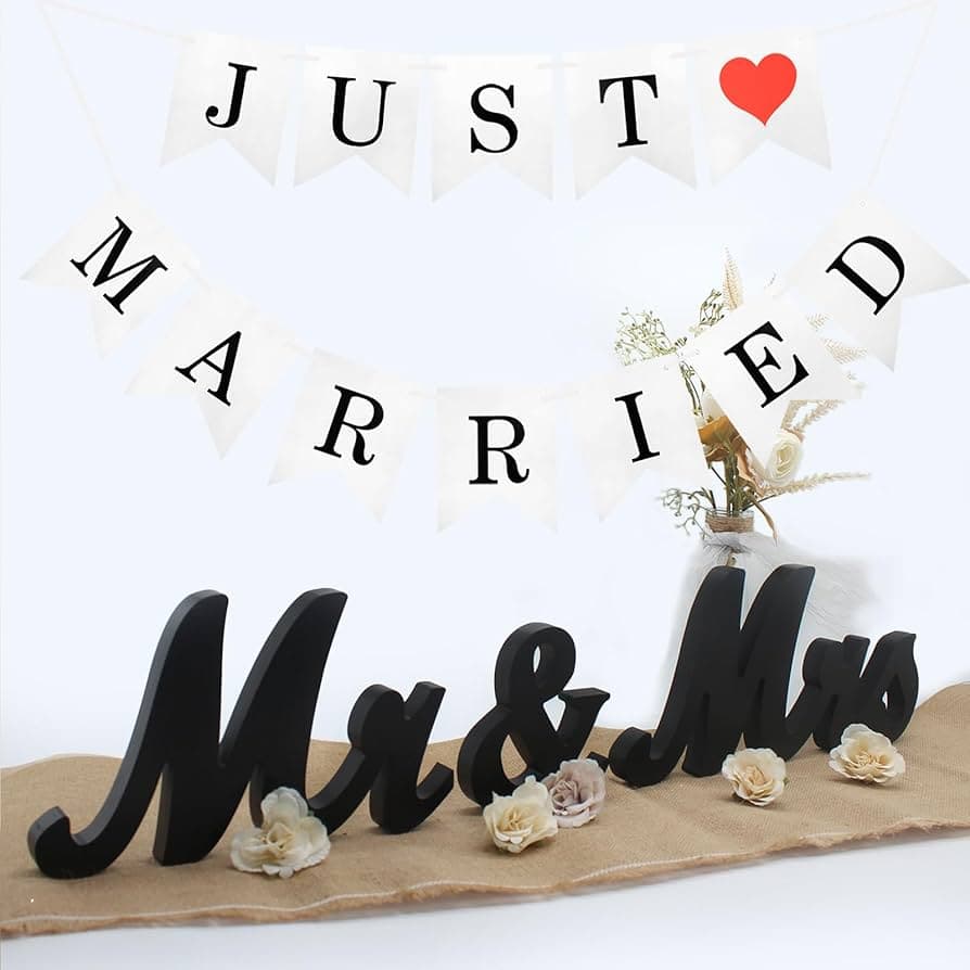 Wedding Head Table Banner Personalised Wedding Bunting, Wedding Venue