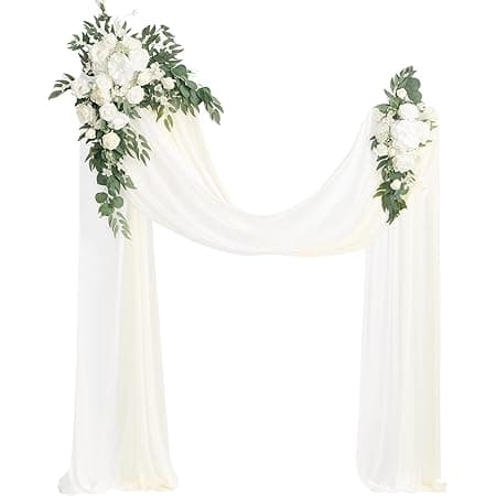 Amazon.com: Ling's Moment Artificial Wedding Arch Greenery Kit (Pack of ...