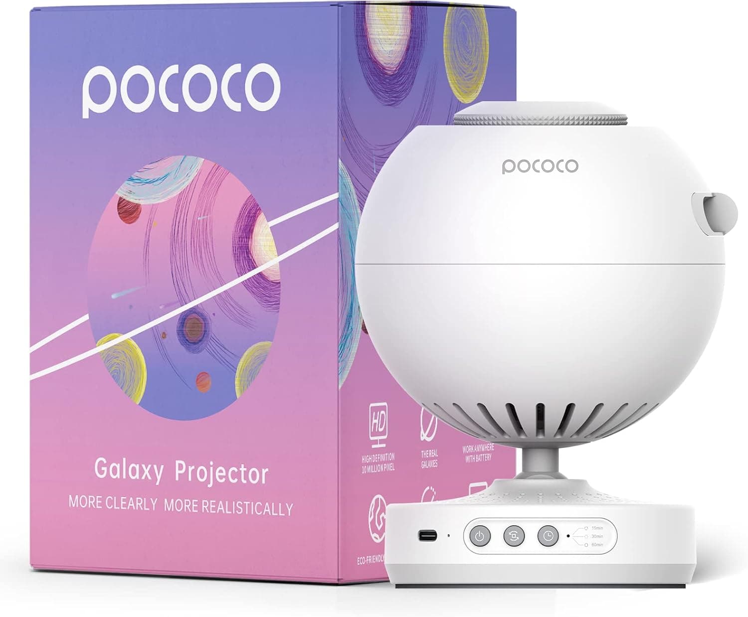 Amazon.com: POCOCO Star Projector, Real Planetarium Galaxy Projector ...