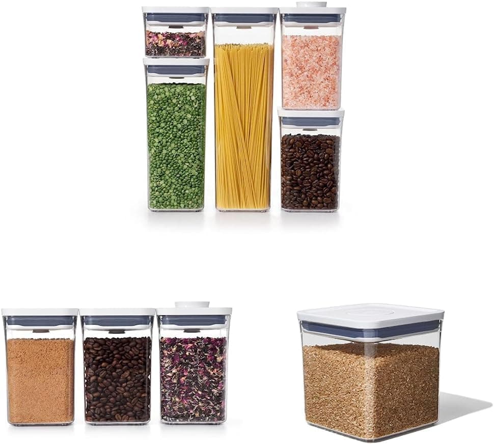Amazon.com: OXO Good Grips 5-Piece POP Container Set & OXO Good Grips 3 ...