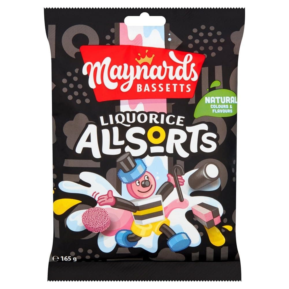 Amazon.com : Bassetts Liquorice Allsorts 165g - Pack of 4 : Licorice ...