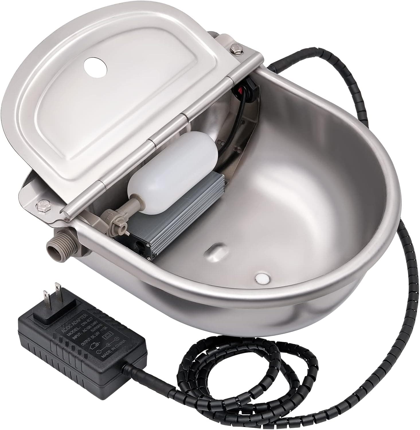 Voss.farming Heated Water Bowl for Poultry and Livestock