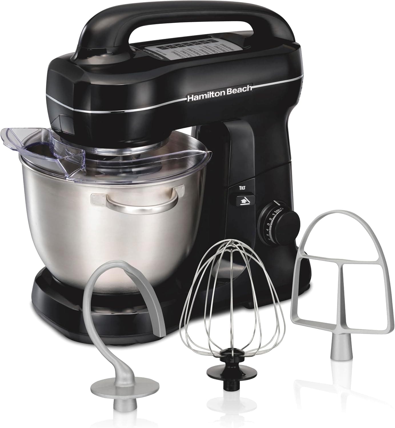 Hamilton Beach 4-Quart Electric Stand Mixer with 7 Speeds