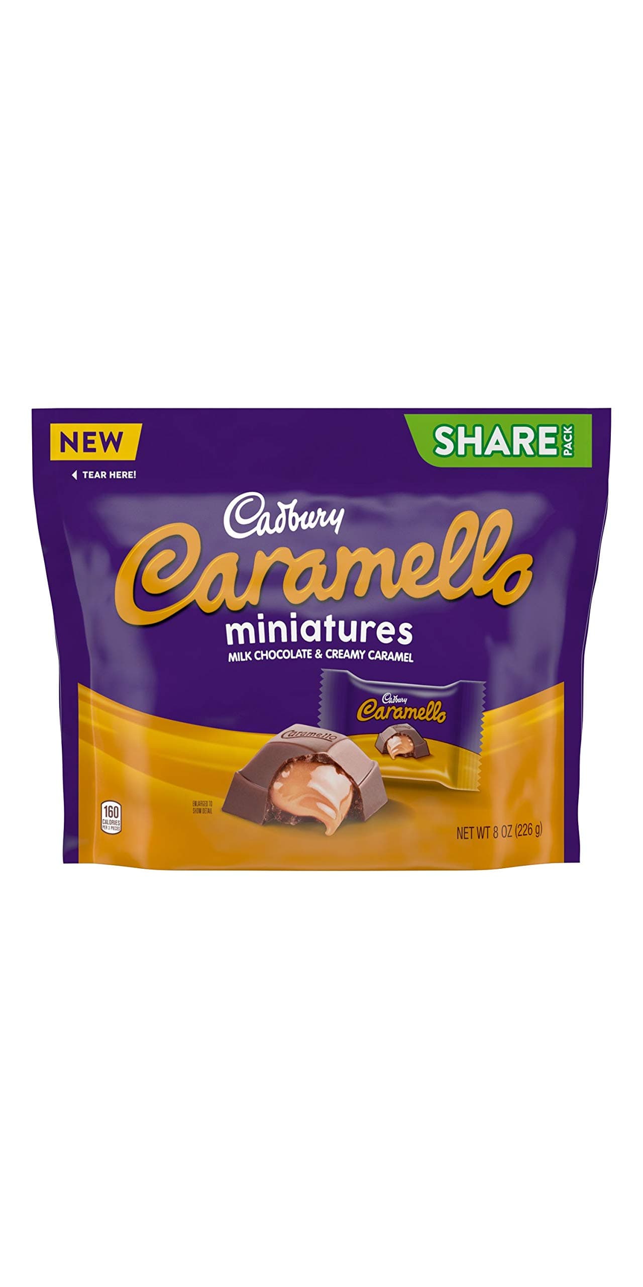 Snapklik.com : CADBURY CARAMELLO Miniatures Chocolate Candy Share Packs ...
