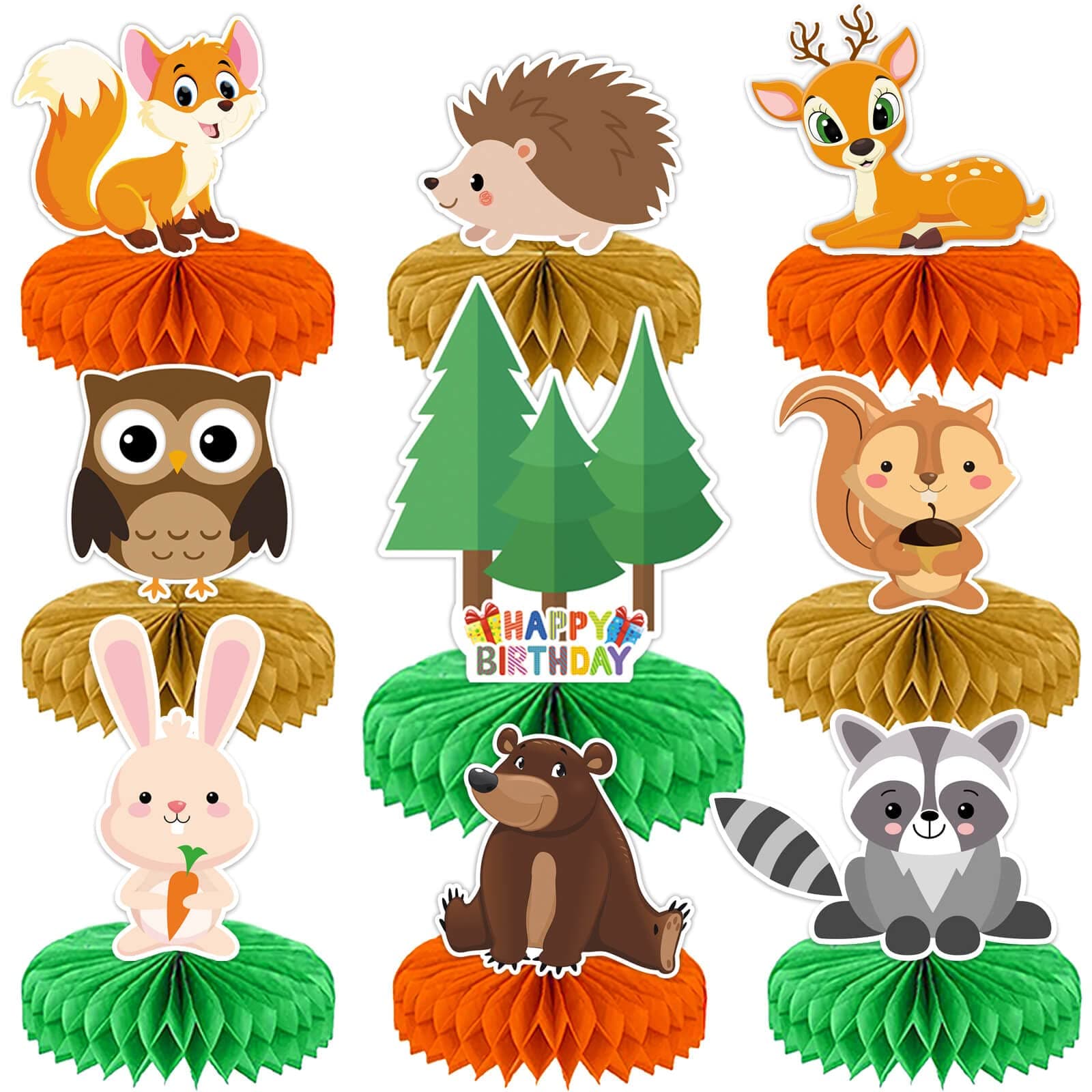 Buy 9 Pieces Jungle Animal Themed Party Decorations - Wild Animals ...