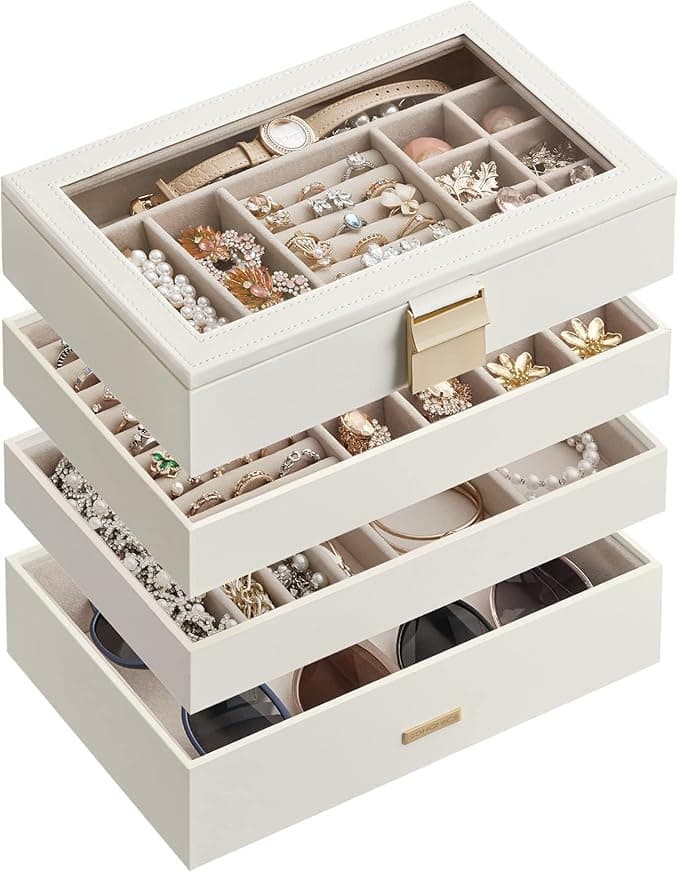 Songmics Jewellery Organiser Box
