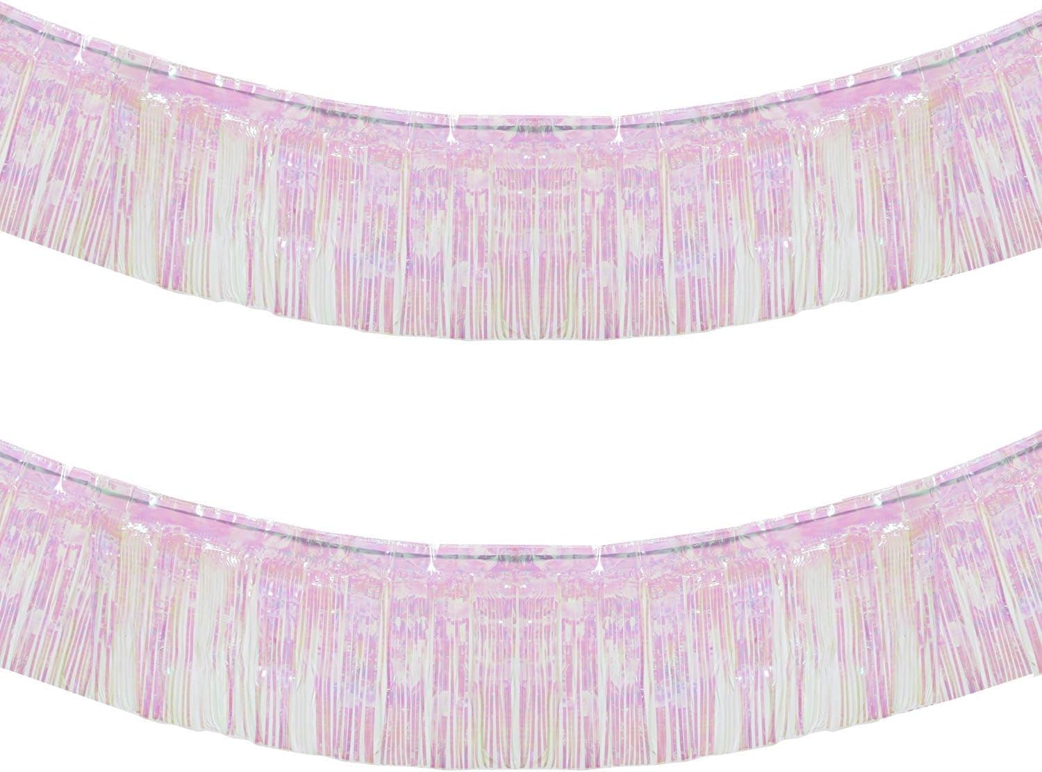 Amazon.com: Meri Meri Pink Tinsel Fringe Garland (Pack of 1) : Home ...