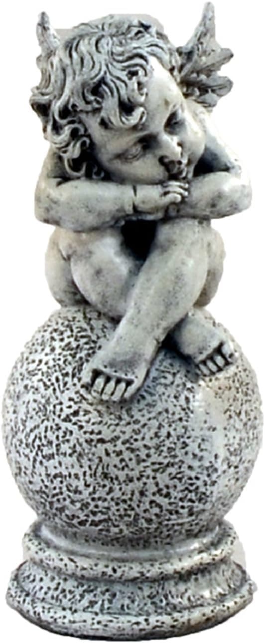Europa Leisure Solstice Sculptures Cherub on Ball Statue : Amazon.co.uk ...
