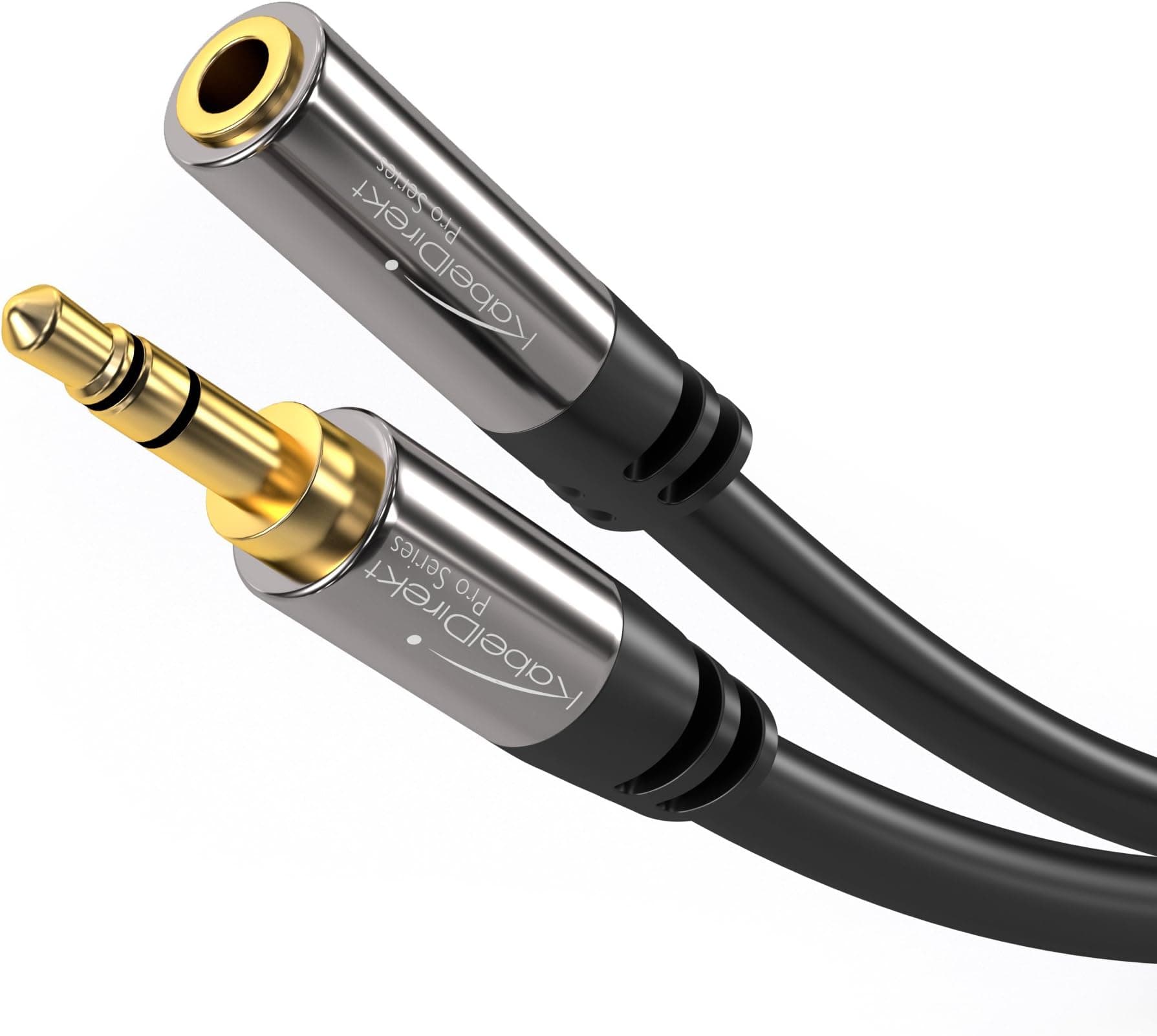 Amazon.com: KabelDirekt – 25ft – Headphone Extension Lead Cable, 3.5mm ...