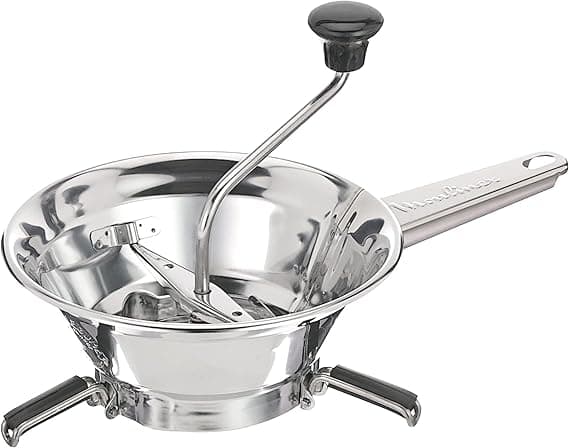Moulinex Classic manual vegetable mill in stainless steel, Small model ...