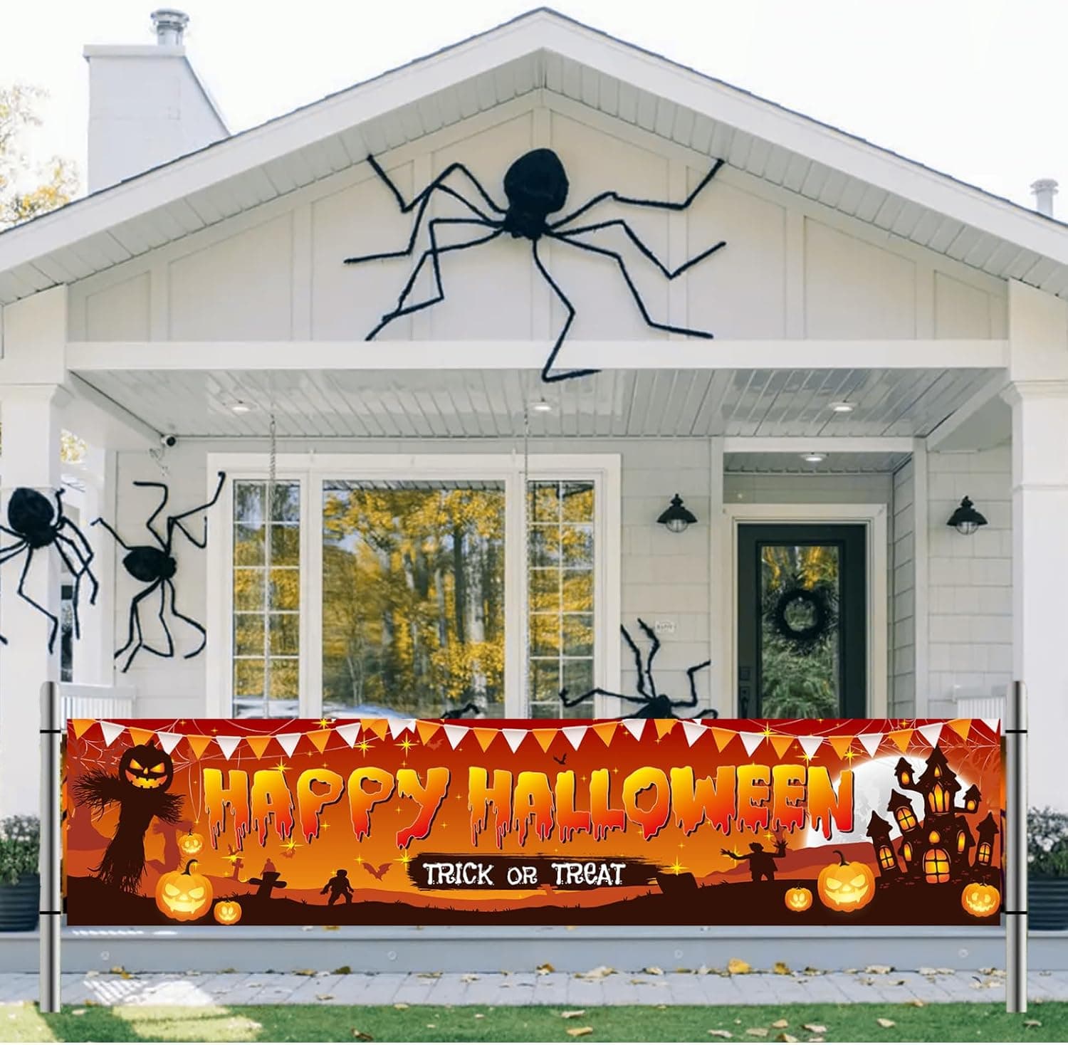 Smiffys Halloween Fence Cover Banner