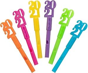 Amazon.com: Fun Express 2021 Plastic Whistles - Toys - 72 Pieces : Toys ...