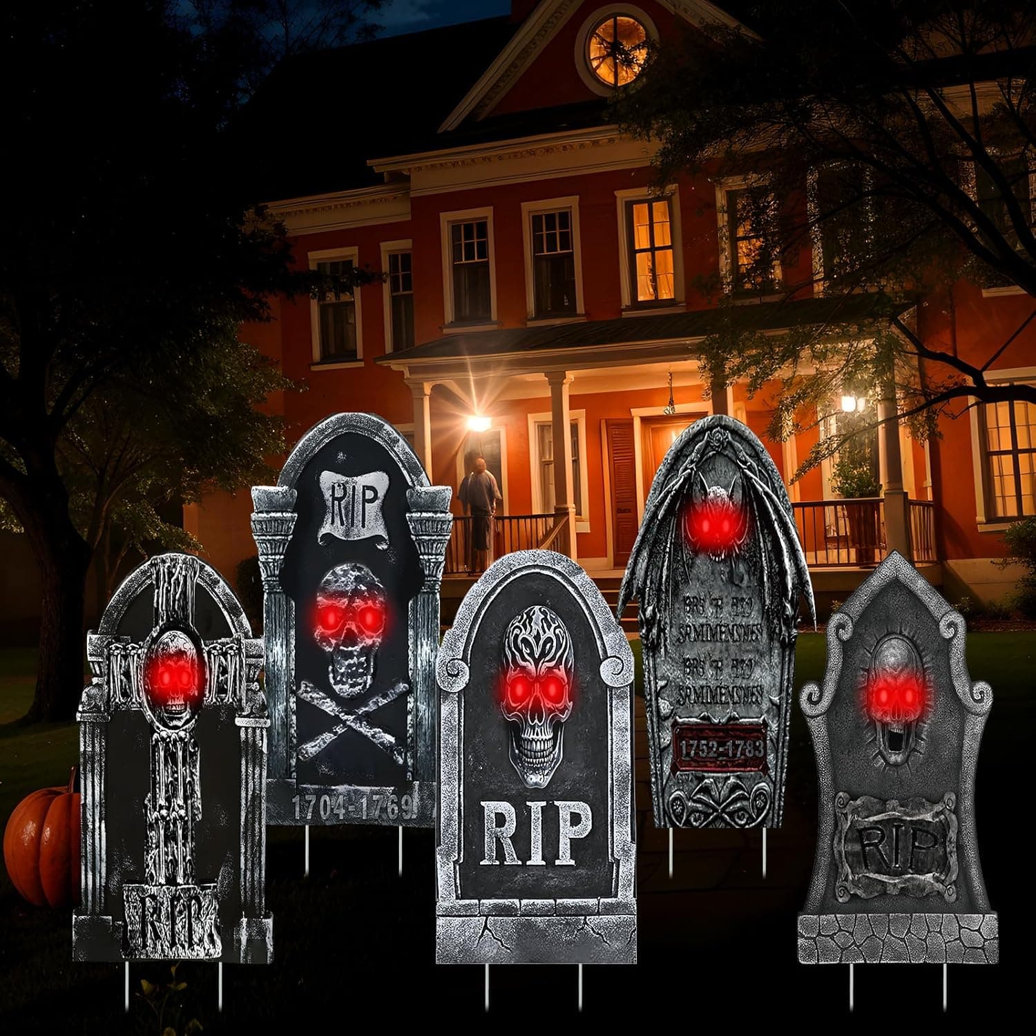 Halloween Haunters RIP Graveyard Tombstone