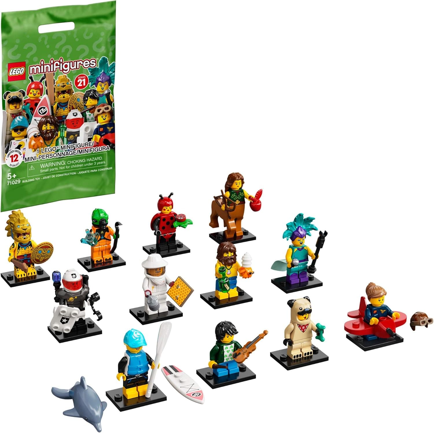 LEGO Minifigures Series 21 71029 Limited Edition Collectible Building ...