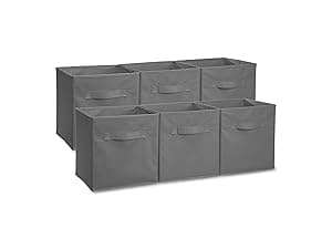 Amazon.com - Amazon Basics Collapsible Fabric Storage Cubes Organizer ...
