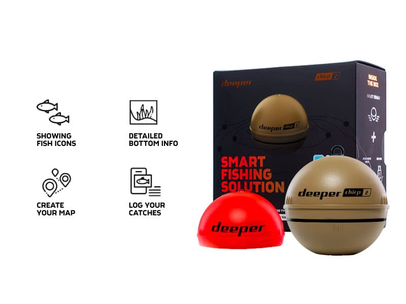 Amazon.com: Deeper Chirp 2 Sonar - Portable Fish Finder and Depth ...