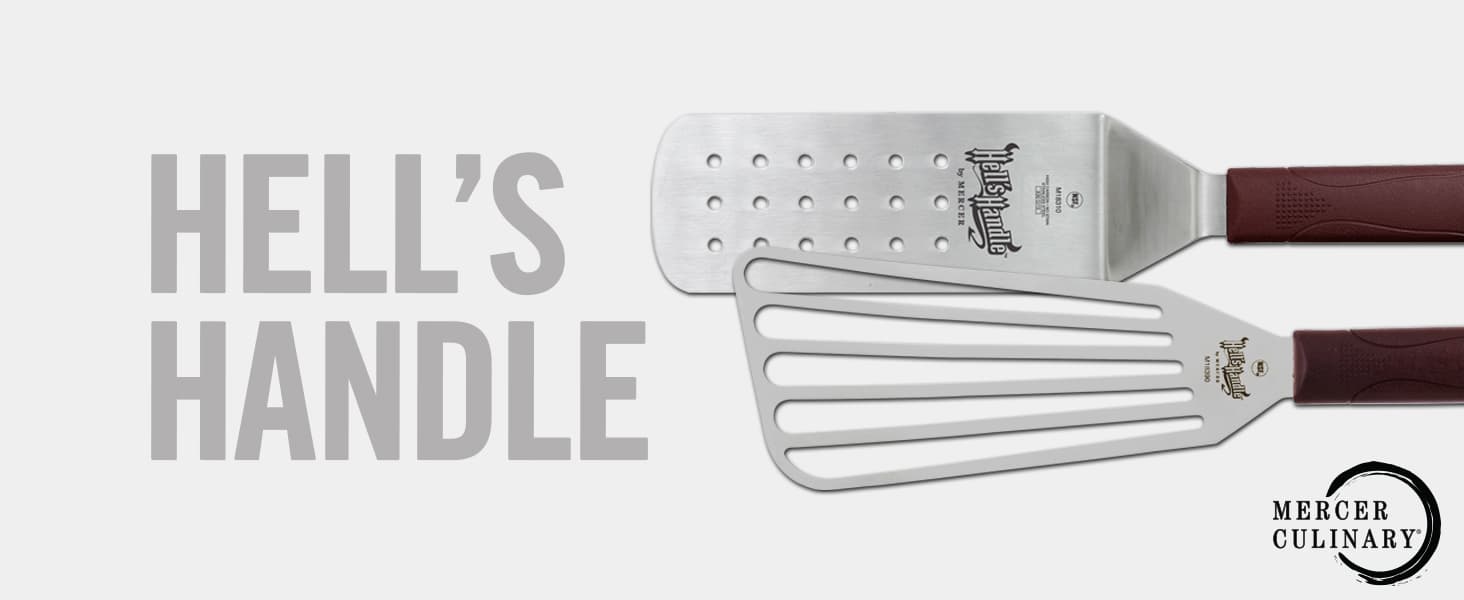 Amazon.com: Mercer Culinary Hell's Handle Large Fish Turner/Spatula, 4 ...