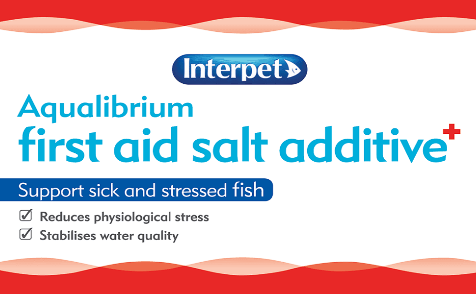 Interpet Aqualibrium First Aid Salt Additive Tonic Treatment, Support ...