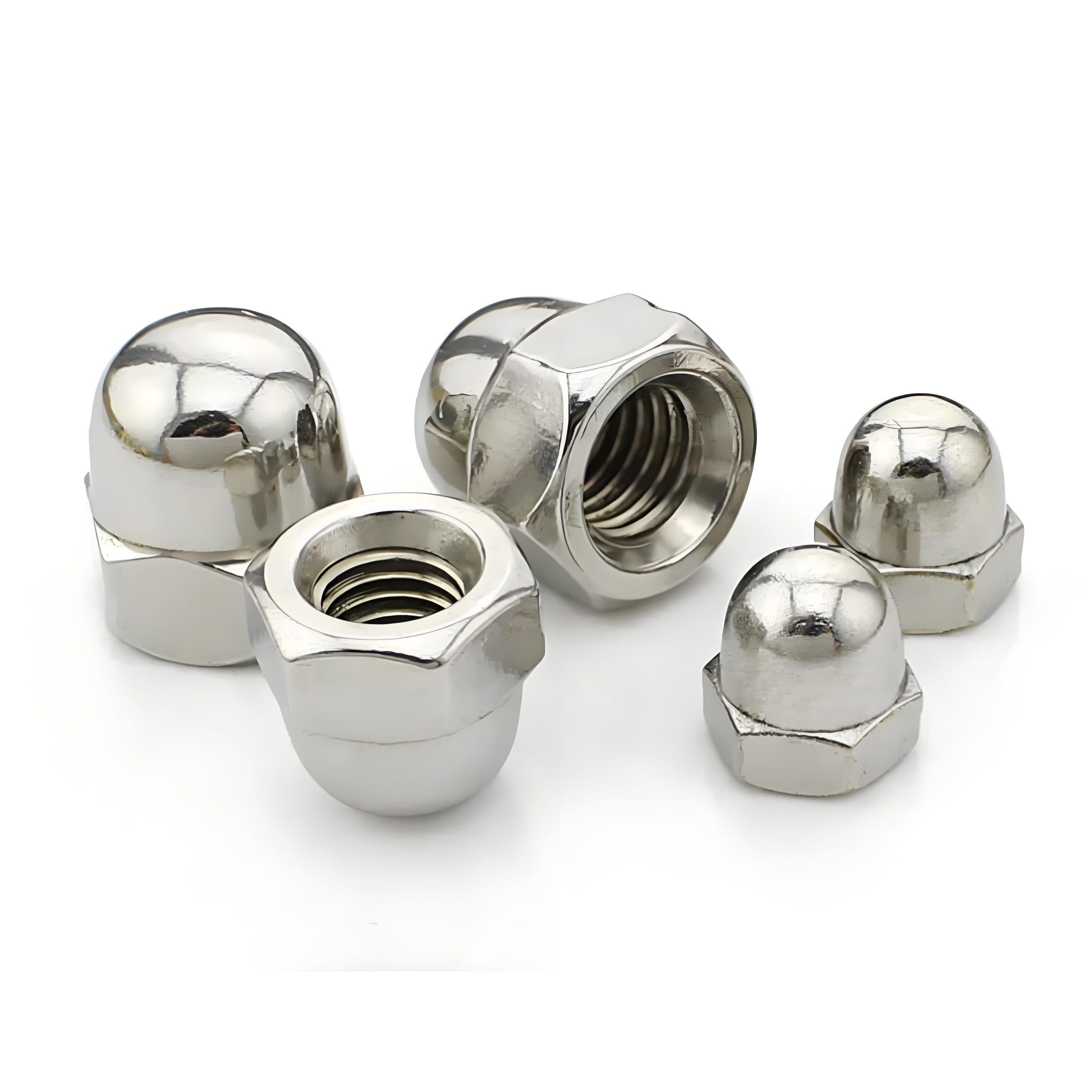 3/8 5/8 Cap Nut Stainless Steel Cap Nuts For Light Fixture - Custom ...