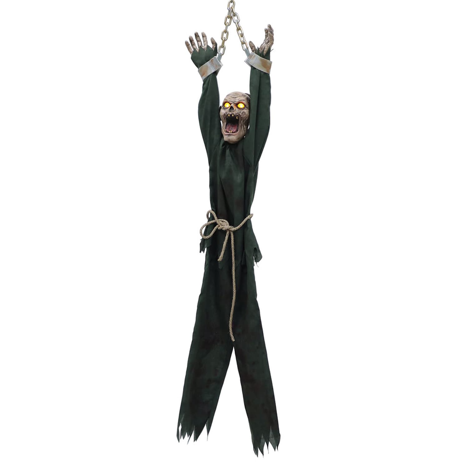 Writhing Zombie Hanging Animated Prop (1.4m) | Mad About Horror