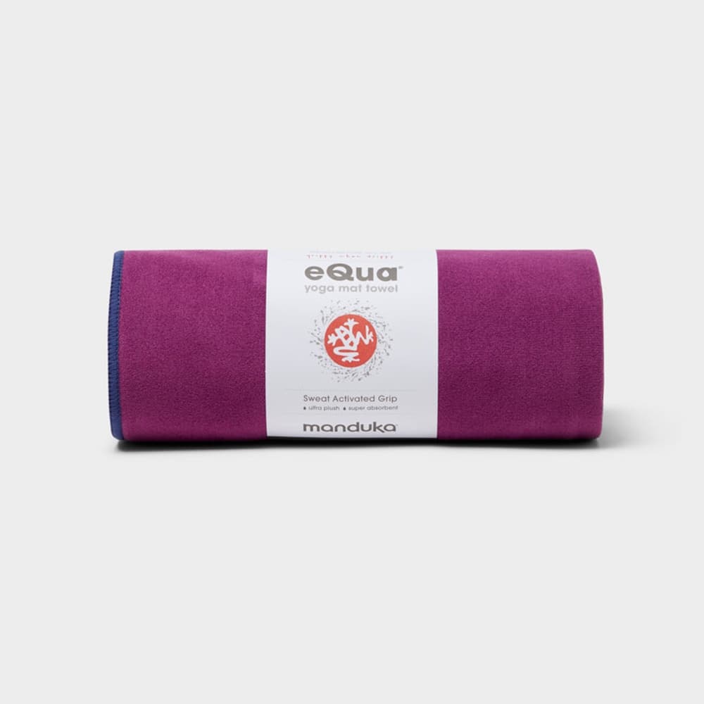 Khăn trải thảm Yoga Manduka eQua Mat Towel - Purple Lotus