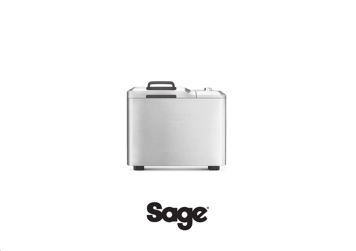 Manual Sage BBM800BSS The Custom Loaf Bread Maker