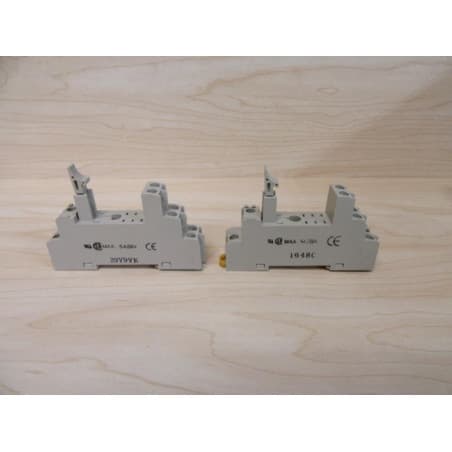 Omron P2RF-08-E Relay Socket P2RF08E (Pack of 2) - Used