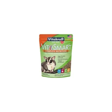 Vitakraft VitaSmart Sugar Glider Food – Fórmula alta en proteínas,
