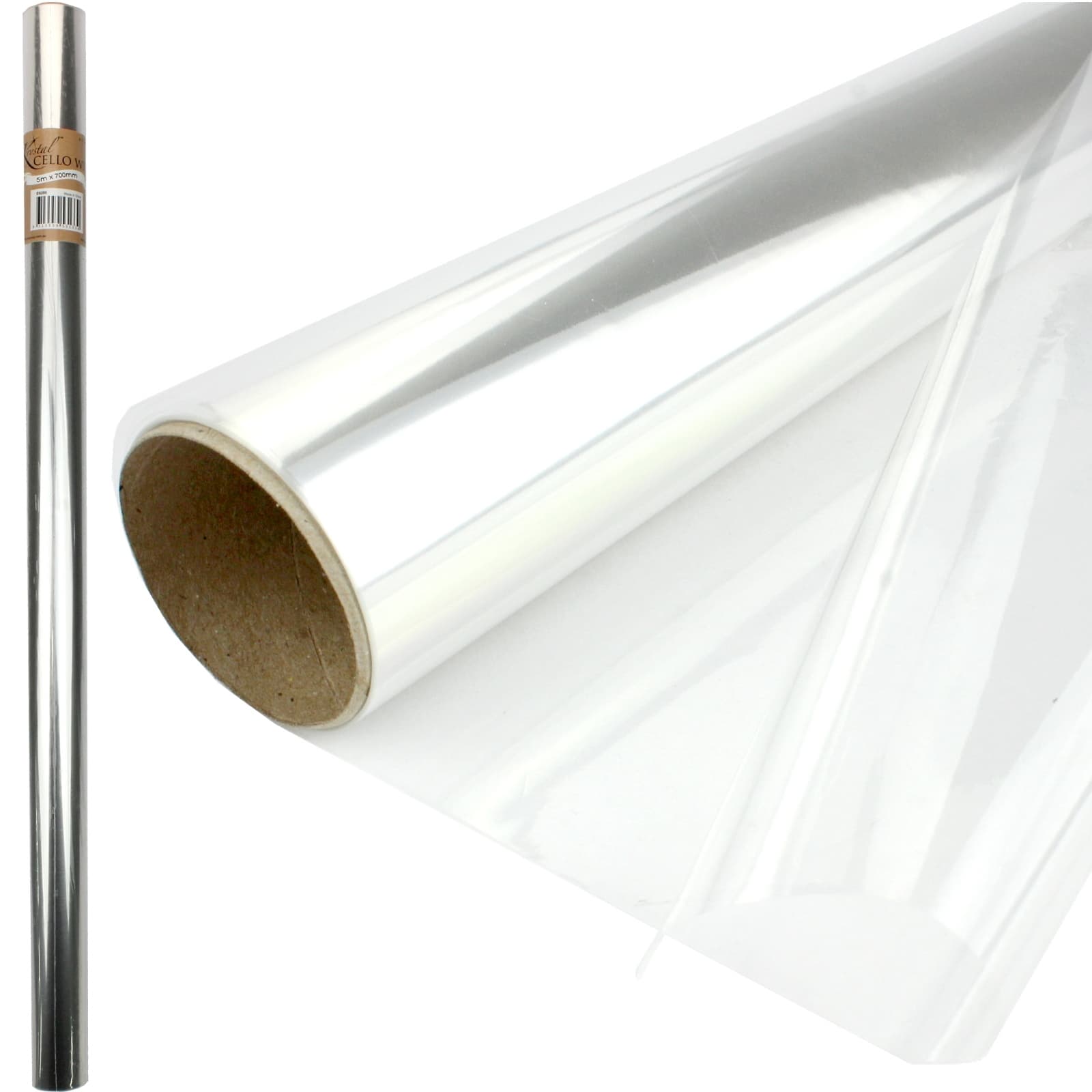 Clear Cellophane Roll (5M) - Discount Party Supplies