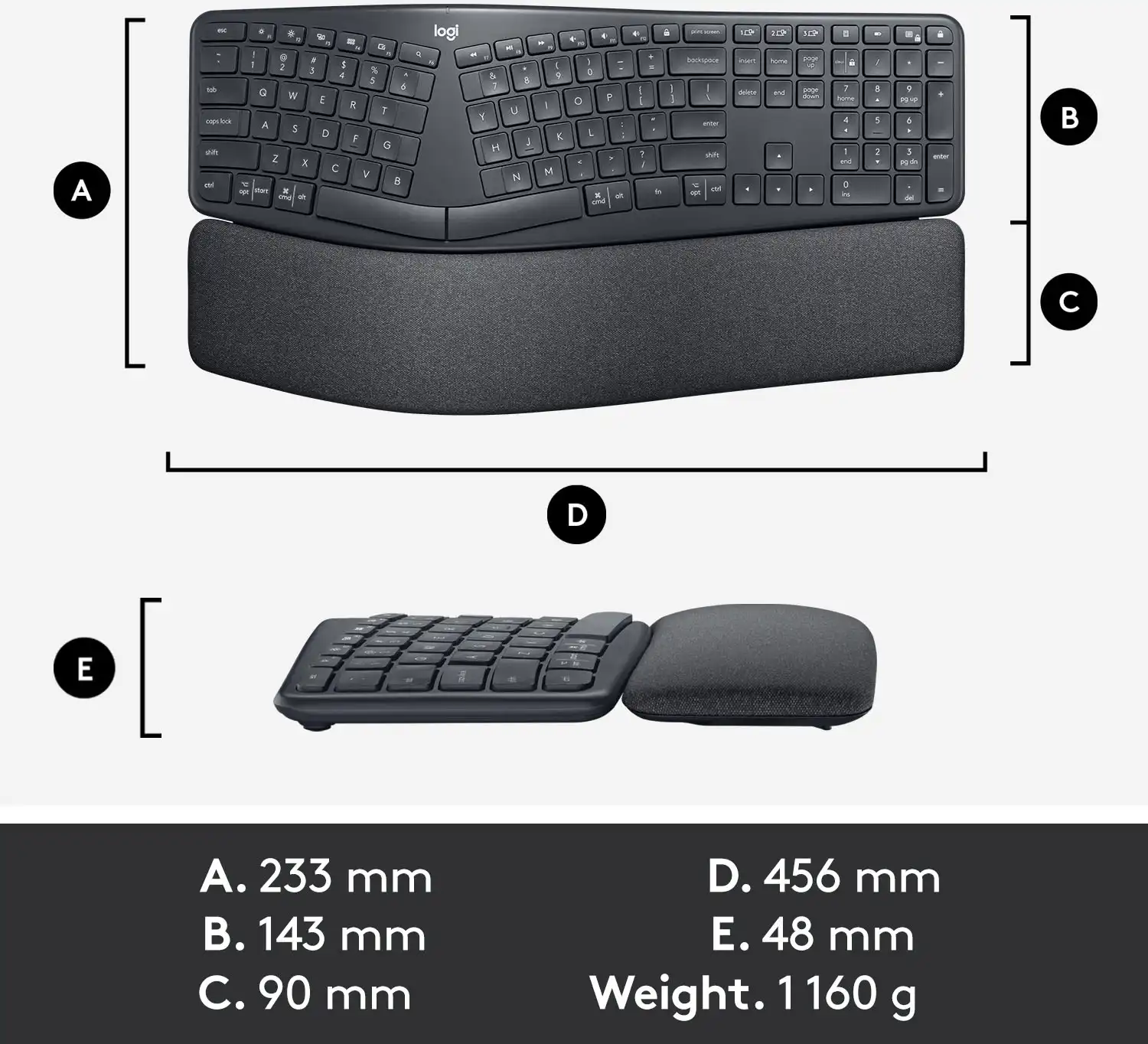 Logitech Ergo K860 Split Ergonomic Keyboard