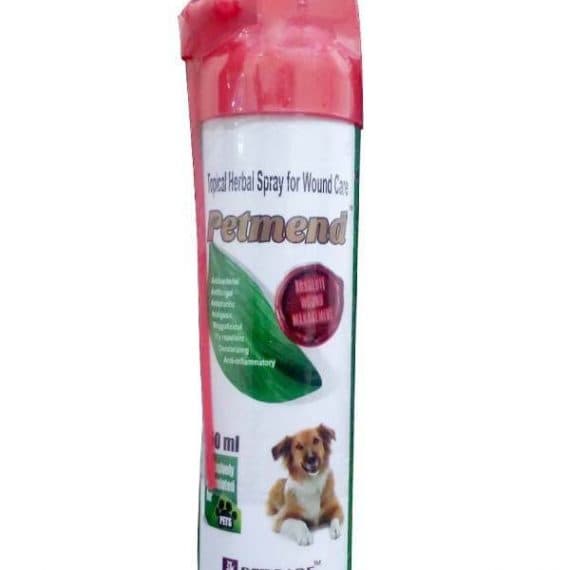 Petmend Wound Spray 150ml, from PetCare, antiseptic spray for dogs and ...
