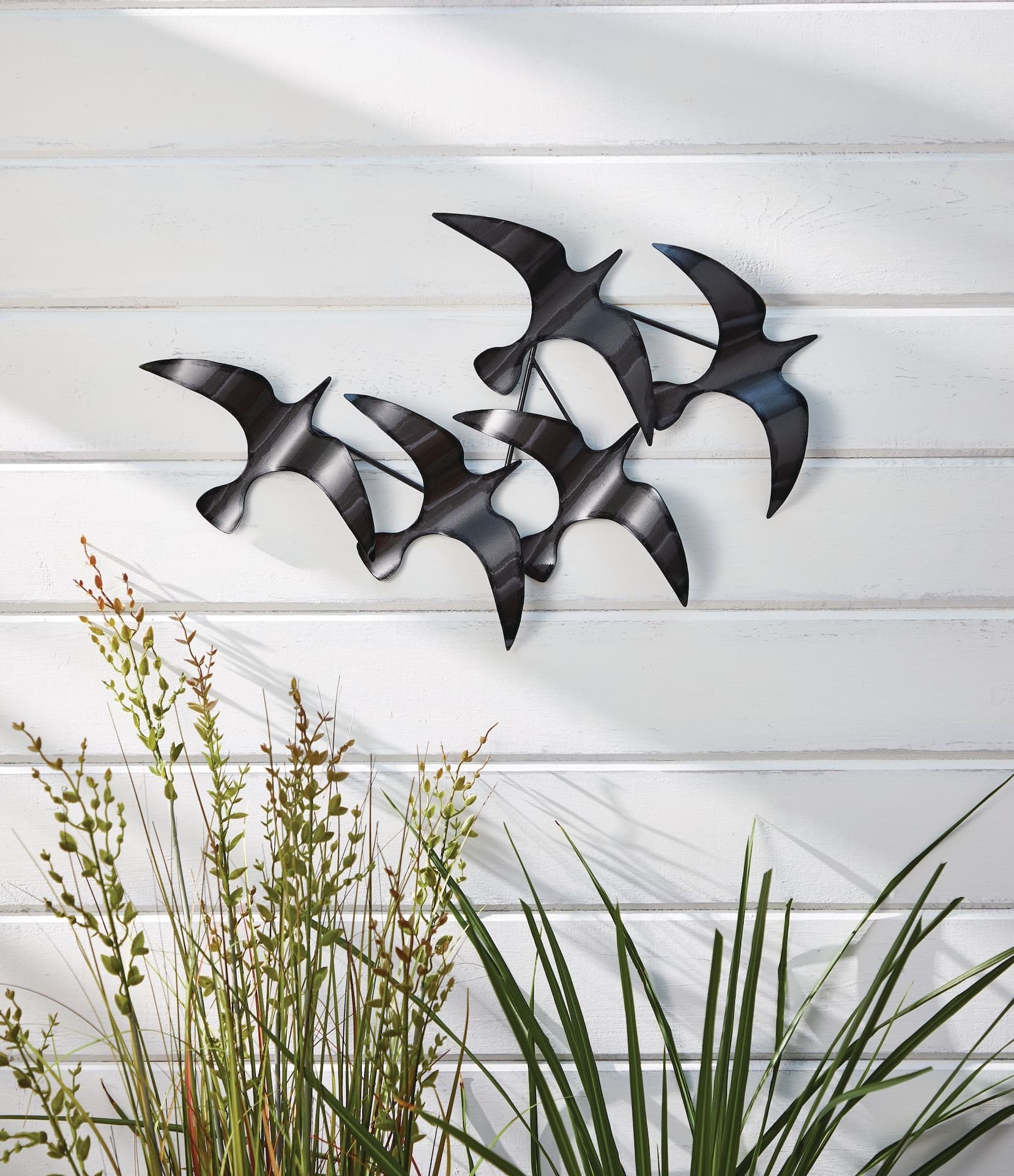 For Living Metal Flock of Birds Outdoor Wall Art & Decor | Canadian Tire