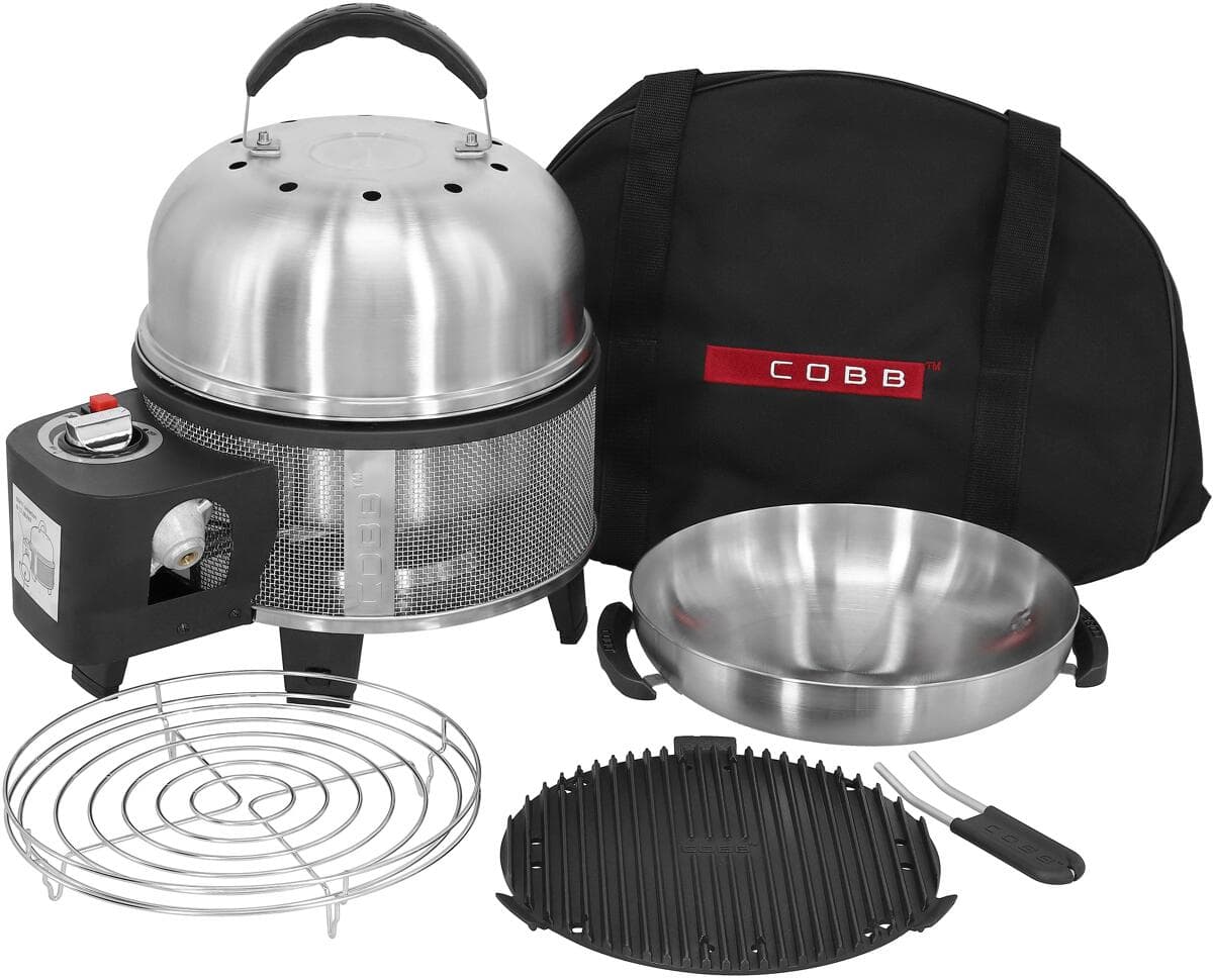Cobb Premier Gas Deluxe Kartuschen-Gasgrill inkl. Griddle/Bratenrost ...