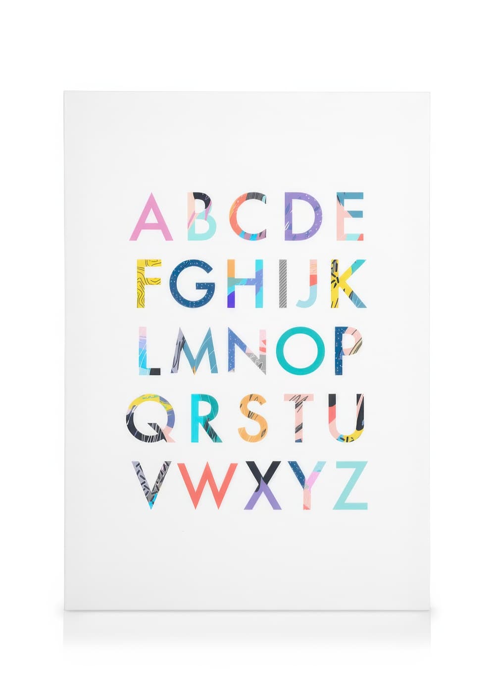 Color Alphabet Canvas - Modern Typography Art | Desenio EU