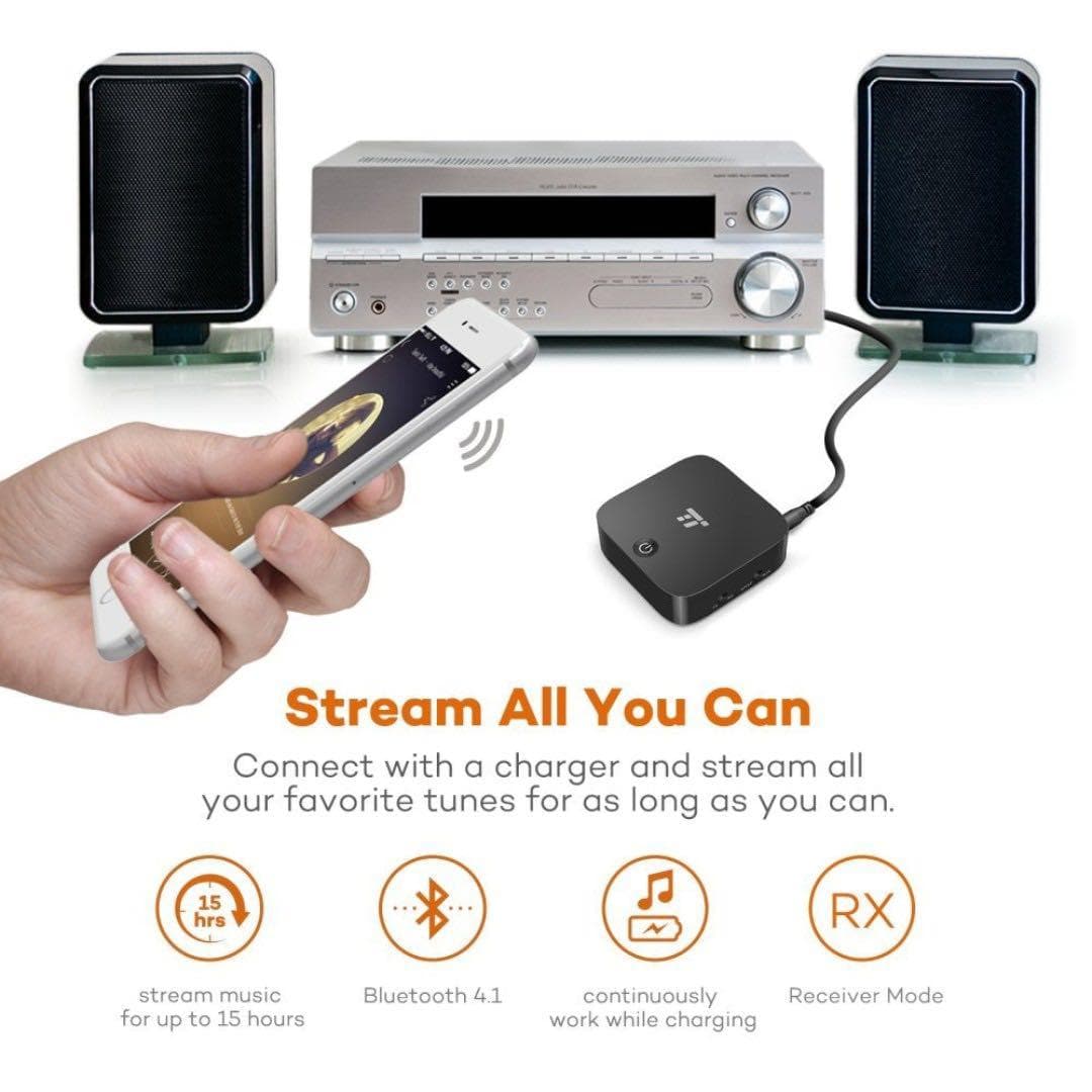 TaoTronics TT-BA09 Bluetooth Transmitter and Receiver, Digital Optical ...