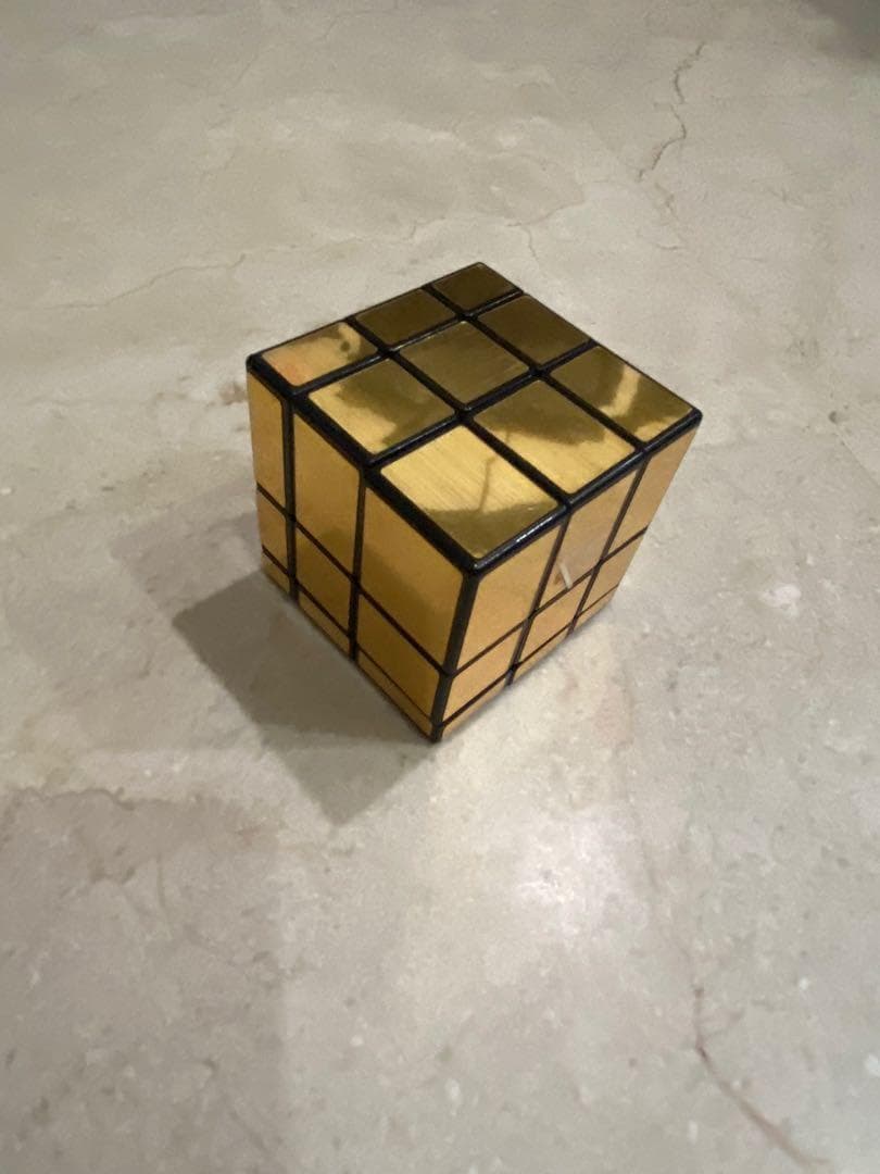 QiYi 3x3 gold mirror cube #rubiks Rubik’s cube, Hobbies & Toys, Toys ...