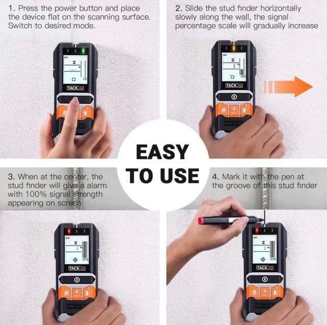 Tacklife Stud Finder Meter DMS05, Furniture & Home Living, Home ...