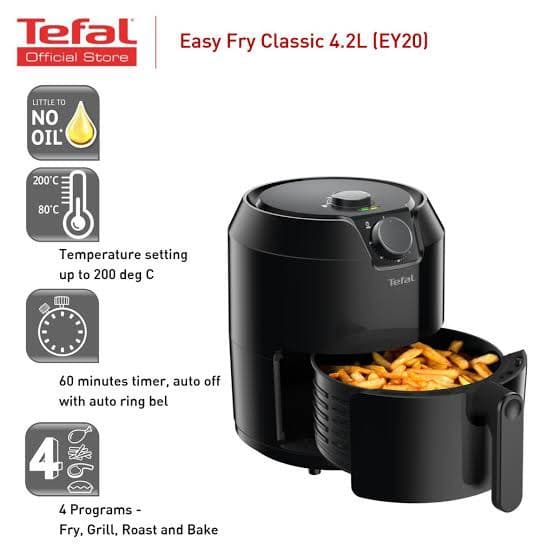 Tefal air fryer EY2018 easy fry on Carousell